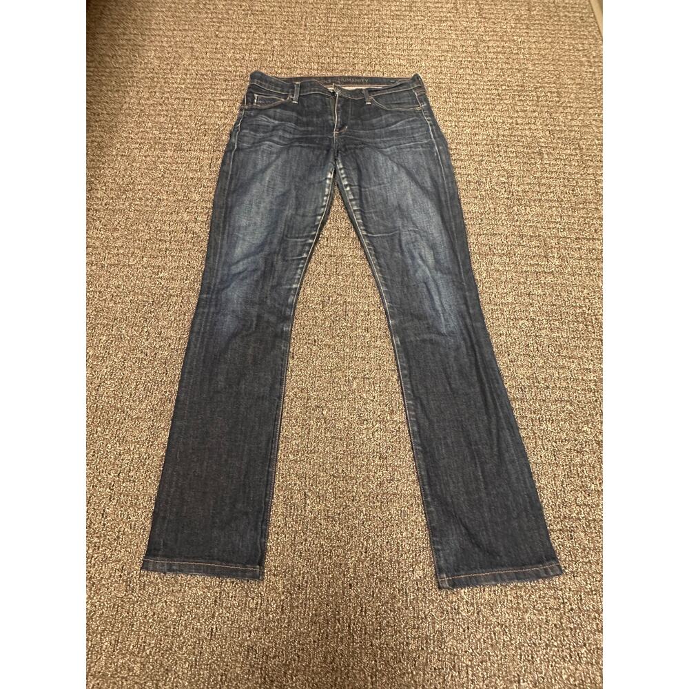 Citizens of Humanity Elson Medium Rise Straight Leg Womens Blue Jeans‎ Sz 28